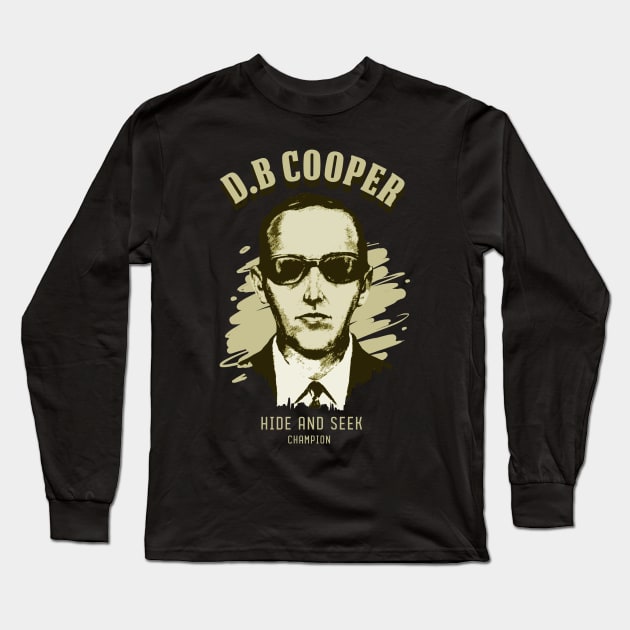 db cooper hide and seek Long Sleeve T-Shirt by olivia parizeau